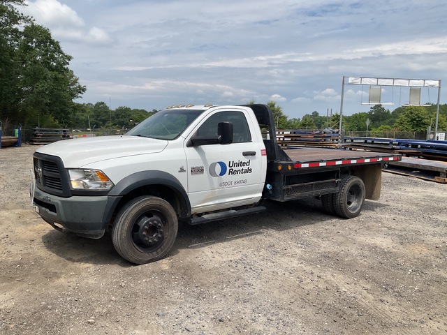 2012 Ram 5500 4x4 Flatbed Truck