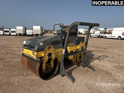 2000 Bomag BW138AD Compacteur Vibrant Tandem Double Drum Roller (Inoperable)