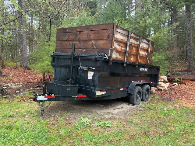 2021 Texas Pride 16 ft T/A Dump Utility Trailer