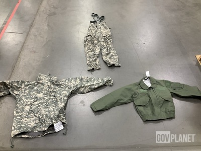 (8) Cold Weather Jackets, (8) Wet Weather Jackets & Assorted Items