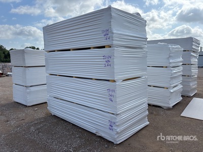 Quantity of (4) Pallets of 48 in x 96 in x 1/2 in Insulation Board