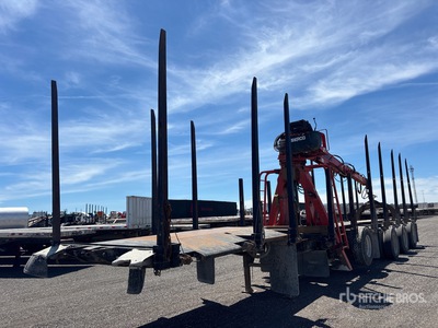 2020 Porcupine 50 ft Quad/A Self-Loading Boomstam aanhangwagen