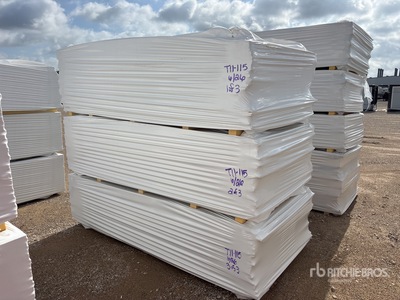Quantity of (3) Pallets of 48 in x 96 in x 1/2 in Insulation Board
