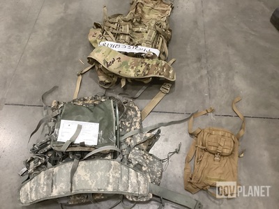(27) Hydration System Carriers, (16) Large Field Pack Sets & Assorted Items