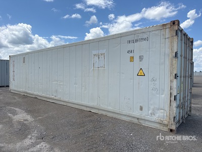 40 ft High Cube Refrigerated Storage Container (Inoperable)