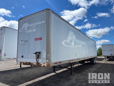2000 Wabash 53 ft x 102 in T/A Van Trailer