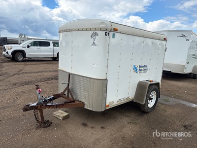 2008 Atlas 9 ft S/A Enclosed Trailer