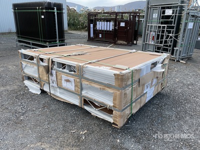 Quantity of (3) 2024 BYT BDF6 6 ft x 8 ft Aluminum Boat Dock Section Kit (Unused)