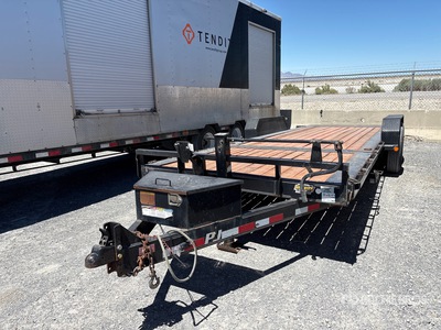 PJ Trailers 23 ft T/A Remorque Basculante Pour Équipement