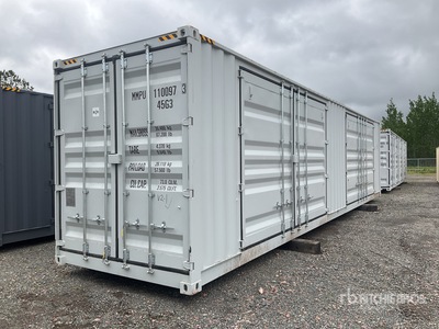 2026 40 ft High Cube Multi-Door Storage Container