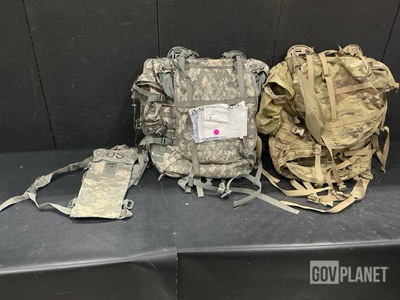 (50) Hydration System Carriers, (25) Large Field Pack Sets & Assorted Items