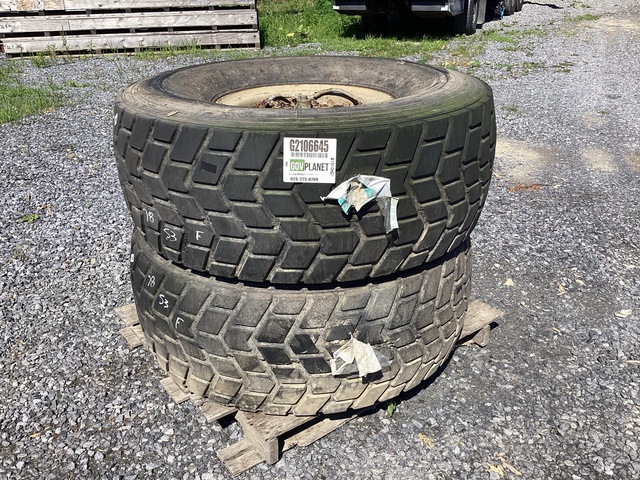 (2) Sand Trail 450/80R20 M.O.V. Tires w/Wheels