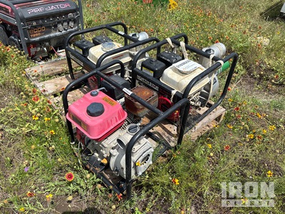 Quantity of (3) Northstar 109173J Lot of 2 3" and 1 2" water pumps Wasserpumpe