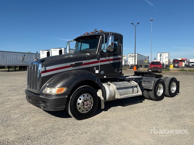 2012 Peterbilt 386 6x4 T/A Day Cab Truck Tractor