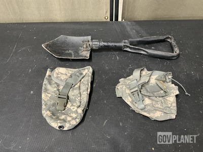 (346) Assorted Canteen Pouches, (7) Entrenching Tools & Assorted Items