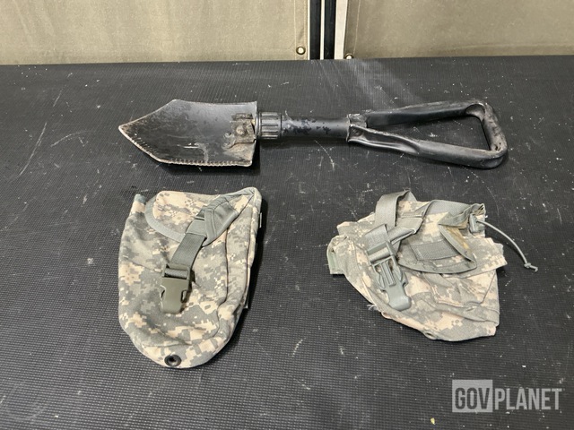 (346) Assorted Canteen Pouches, (7) Entrenching Tools & Assorted Items