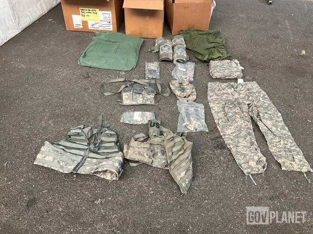 (97) Bandoleer Ammunition Pouches, (27) Fighting Load Carriers & Assorted Items