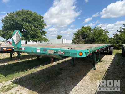 1996 Lufkin 80000 lb 48 ft T/A Remolque caja abierta