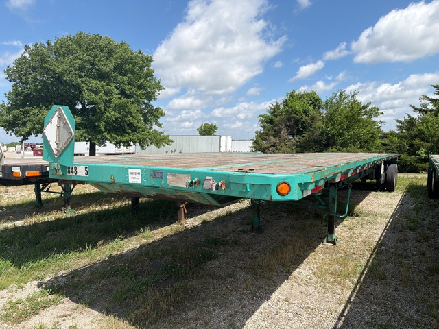 1996 Lufkin 48 ft T/A Flatbed Trailer