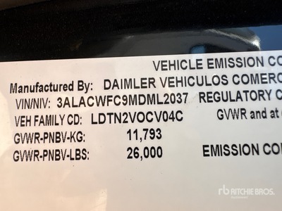 2021 Freightliner M-2 4x2 Extended Cab Service Truck