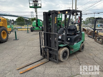 2017 Yale GTP050MX 4600 lb Pneumatic Tire Forklift