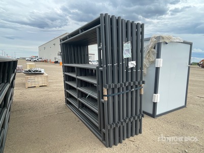 Quantity of (16) Magnum 9 ft 6 in x 7 ft 10 in Steel Livestock Gate (Unused)