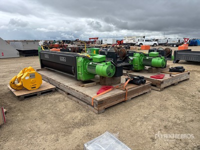 2017 Stahl 37.5 Ton Double Girder Wire Rope Monte-charge pour matériaux