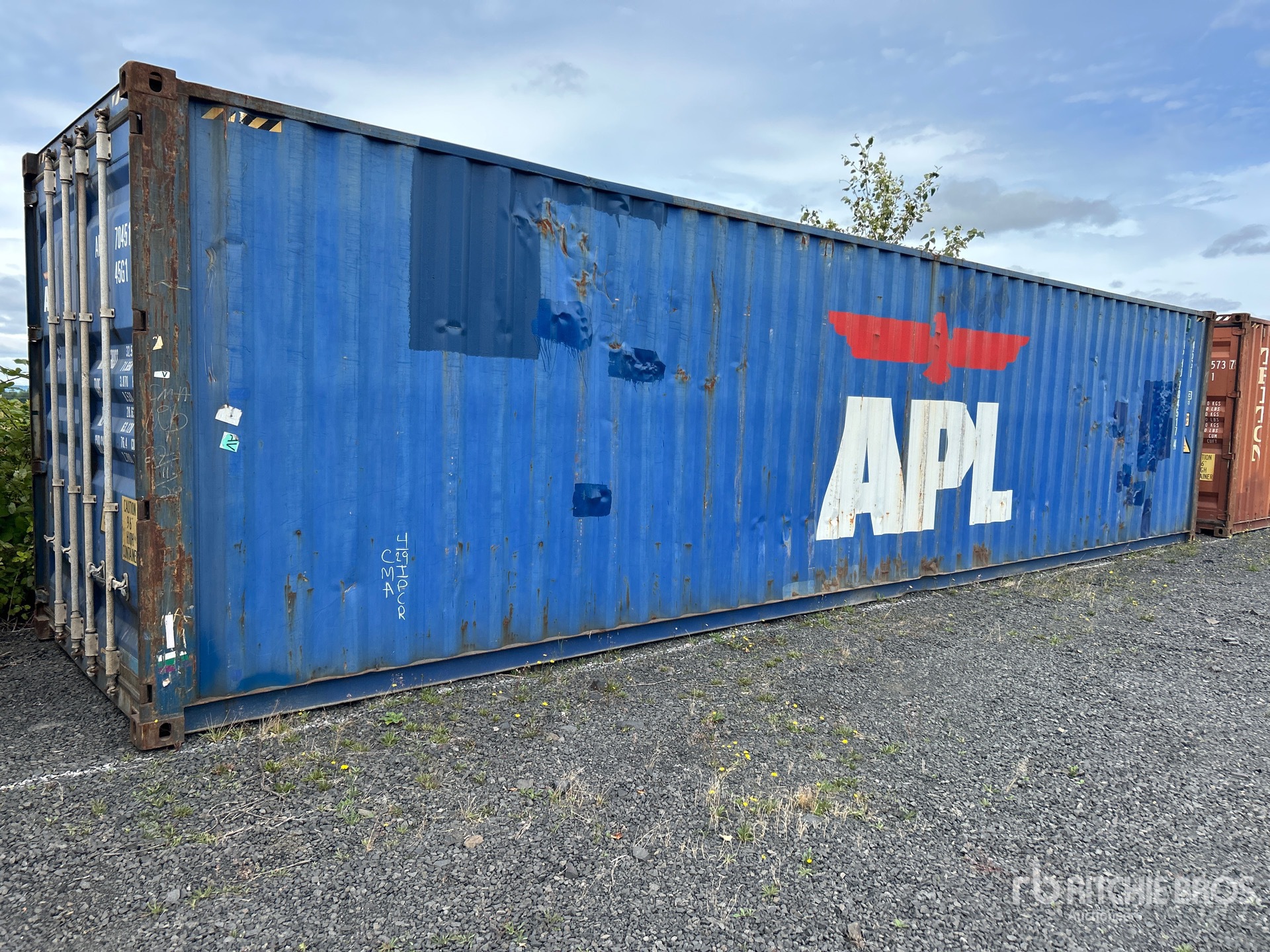 2008 40 ft High Cube Storage Container