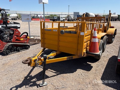 2018 Mark 10 ft T/A Equipment Trailer
