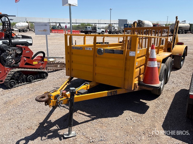 2018 Mark 10 ft T/A Equipment Trailer
