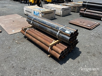 Quantity of (30) 6 ft Bollard Barrera