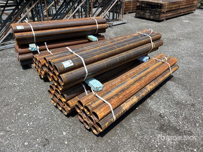 Quantity of (30) 6 ft Bollard Barrera