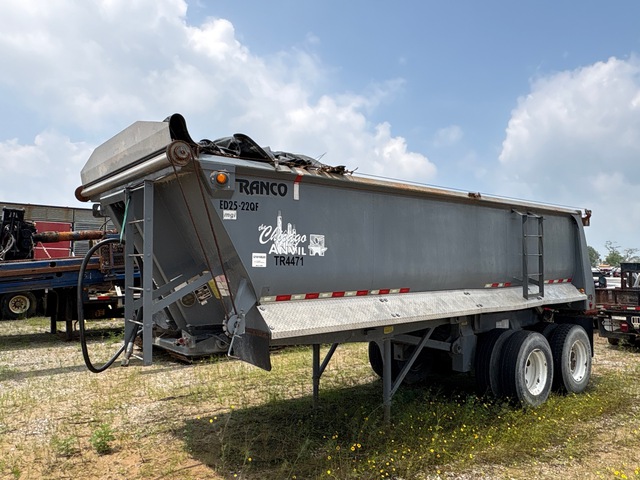 2010 Dragon ED25-22QF 22 ft T/A Demolition End Dump Trailer