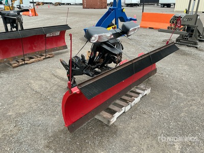 Western 7.5 pro w/quad 8 ft 2 Way Chasse-neige - Fits Truck