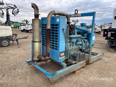 Newage UCI274F 125 kW Skid-Mounted مولد (Inoperable)