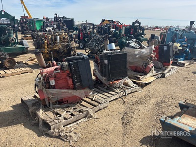 Quantity of (4) John Deere 4024T Engine (Inoperable)