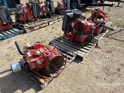 Quantity of (4) John Deere 4024T Engine (Inoperable)