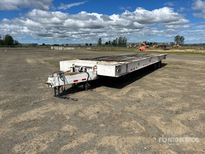 1991 Trailmax TD40T 31 ft T/A مقطورة سطح السفينة المائلة
