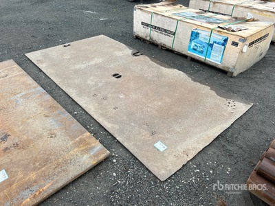 5 ft x 10 ft Road Placas de acero