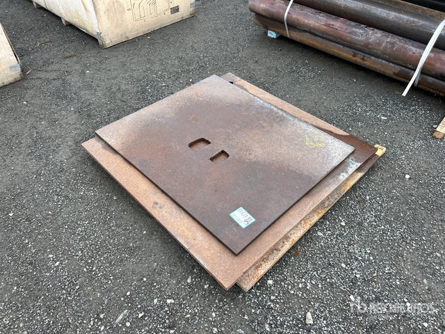 Quantity of (3) (1 in Thick) Road Steel Plates
