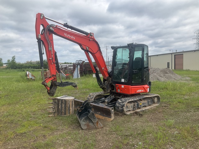 2021 Kubota U55-5R3AP Mini Excavator (Inoperable)