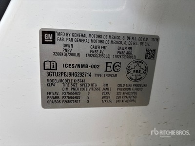 2017 GMC Sierra 1500 Denali 4x4 Pick-up