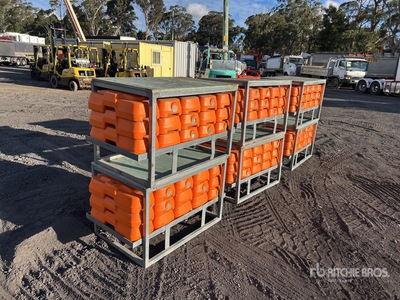 Quantity of (90) Site Fence Base (Unused)