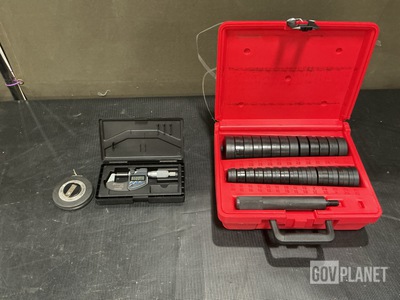 (2) Bushing Sets, (61) Measuring Tapes, (3) Micrometers & Assorted Items