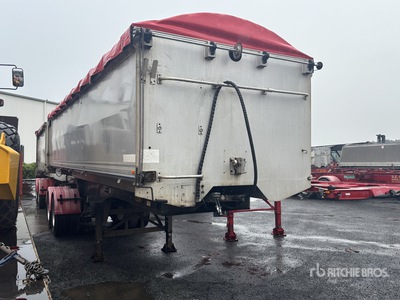2009 Tefco Bogie/A B-Double Combination End Dump Trailer