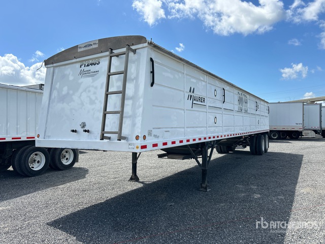 2012 Maurer 42 ft T/A Grain Trailer