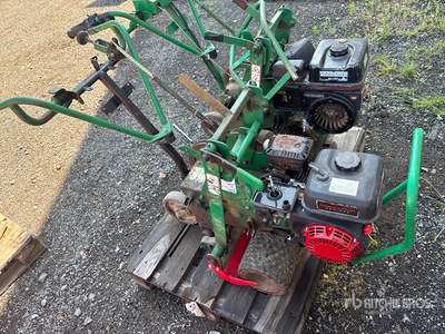 Quantity of (4) Ryan 18' in gas sod rollers Sod Roller