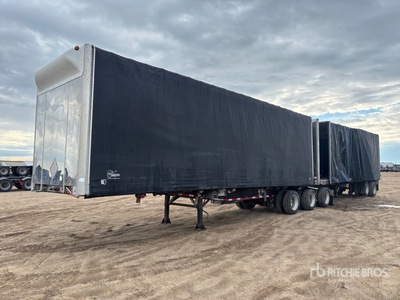 2014 Wilson 33 ft Super B-Train Lead Curtain Side Trailer