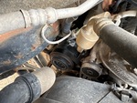 Engine with A/C Compressor