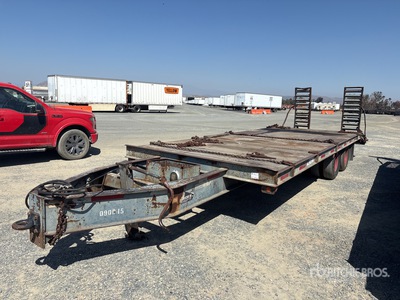 2000 Zieman 2715 25 ft T/A Equipment Trailer